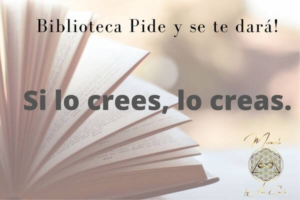Biblioteca Pide y se te dará!